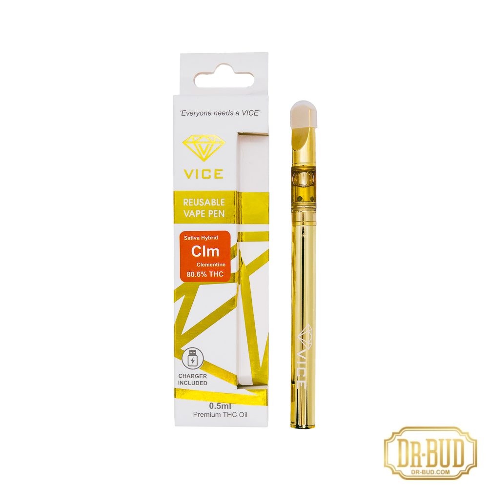VICE Reusable Vape Pen – Gold / Clementine