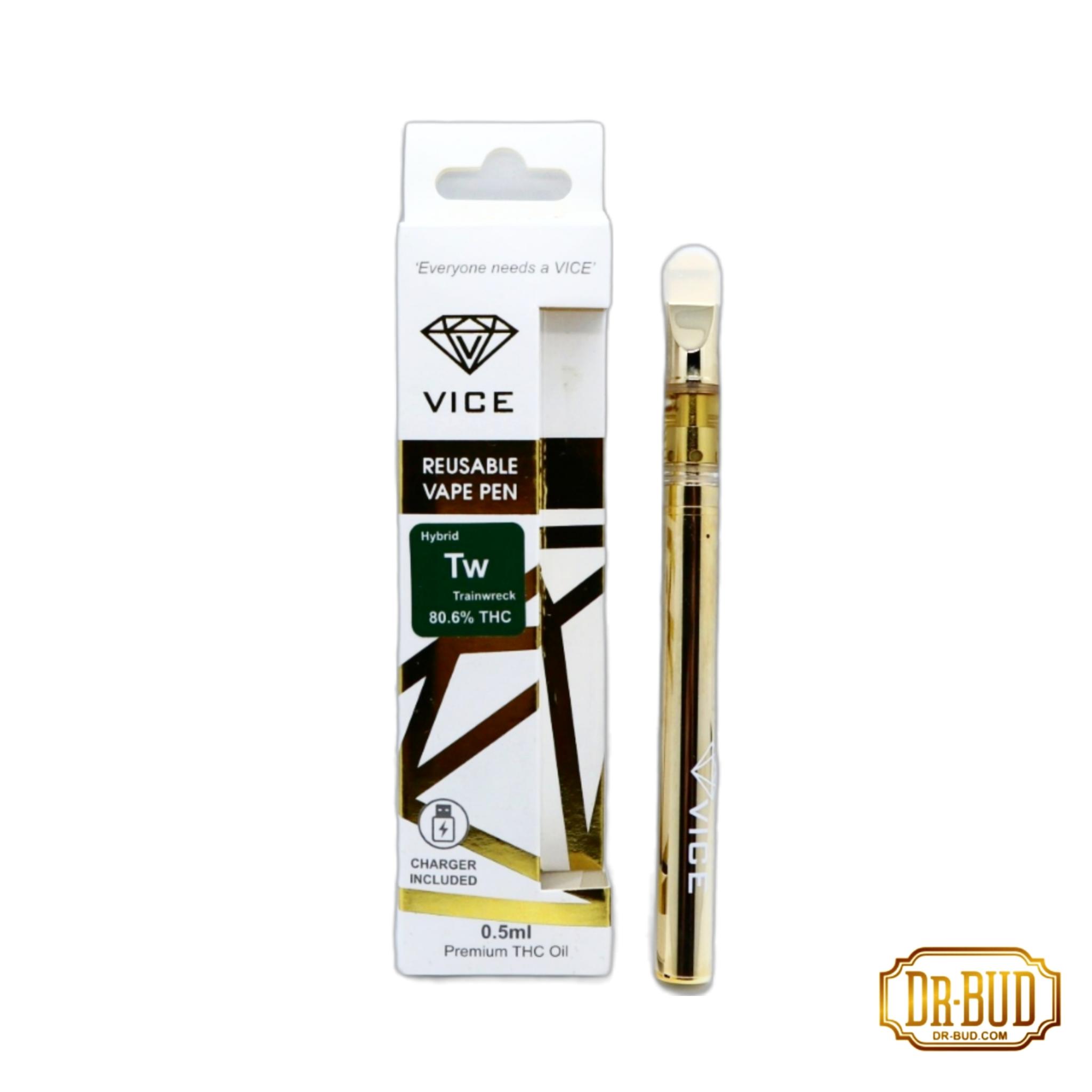 VICE Reusable Vape Pen – Gold / Trainwreck